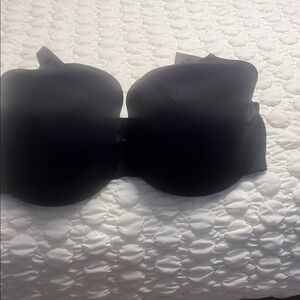Cacique Black Strapless Bra